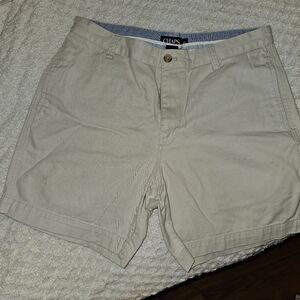 Mens Chaps khaki shorts size 34